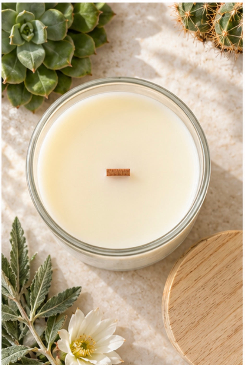Desert Bloom Soy Candle – Citrus Floral, 7 oz